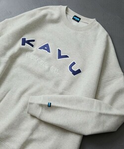 「FREAK'S STORE」 「KAVU」スウェットカットソー LARGE 杢グレー メンズ_画像1