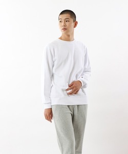 「Champion」 スウェットカットソー MEDIUM ホワイト メンズ