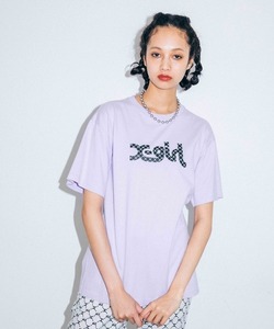 「X-girl」 半袖Tシャツ M ライトパープル レディース