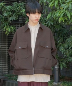 「SENSE OF PLACE by URBAN RESEARCH」 ジップアップブルゾン LARGE ブラウン メンズ