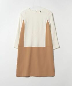 「Demi-Luxe BEAMS」 長袖ワンピース 36 ベージュ レディース