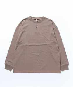 「The DUFFER of ST.GEORGE」 長袖Tシャツ MEDIUM グレイッシュベージュ メンズ