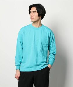 「MONKEY TIME」 長袖Tシャツ X-LARGE ターコイズブルー メンズ