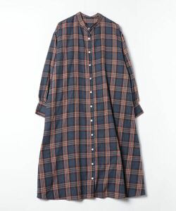 「ad thie」 長袖ワンピース MEDIUM ブルー レディース