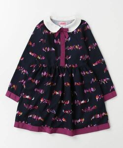 「kate spade new york」 「KIDS」長袖ワンピース 120 ネイビー キッズ