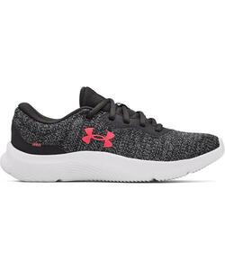 「UNDER ARMOUR」 ローカットスニーカー 26.0cm グレー レディース