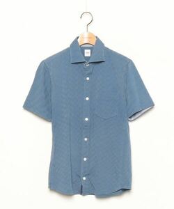 「TAKEO KIKUCHI」 半袖シャツ 2 ブルー メンズ