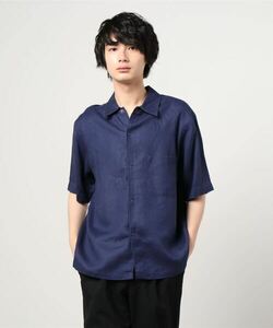 「BEAUTY&YOUTH UNITED ARROWS」 半袖シャツ MEDIUM ネイビー メンズ