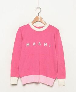 「MARNI」 「KIDS」長袖ニット 10Y チェリーピンク キッズ