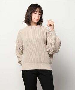 「Demi-Luxe BEAMS」 長袖ニット ONE SIZE ベージュ レディース