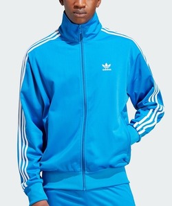 「adidas」 ジャージブルゾン X-SMALL ライトブルー メンズ