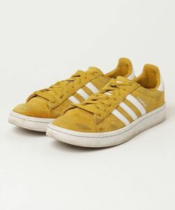 「adidas」 ローカットスニーカー 24cm イエロー メンズ