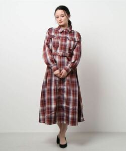 「jouetie」 シャツワンピース MEDIUM ブラウン レディース