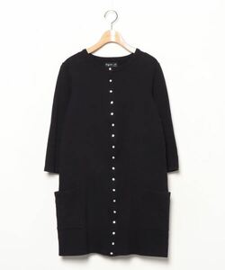 「agnes b.」 7分袖ワンピース 3 ネイビー レディース