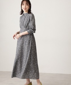 「N.（N. Natural Beauty Basic）」 長袖ワンピース MEDIUM チャコール レディース