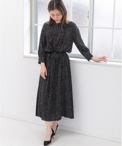 「PREFERIR」 7分袖ワンピース LARGE ブラック レディース