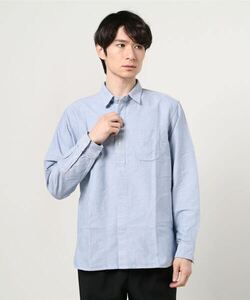 「The DUFFER of ST.GEORGE」 長袖シャツ MEDIUM ブルー メンズ