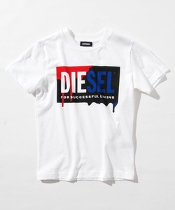 「DIESEL KIDS」 「KIDS」半袖Tシャツ 16Y ホワイト キッズ