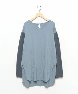 「Edwina Horl」 長袖Tシャツ MEDIUM ブルー メンズ