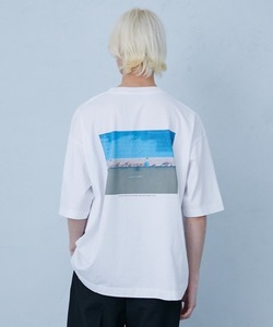 「PUBLIC TOKYO」 長袖Tシャツ 1 ホワイト メンズ