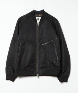 「G-STAR RAW」 ジップアップブルゾン MEDIUM ブラック メンズ