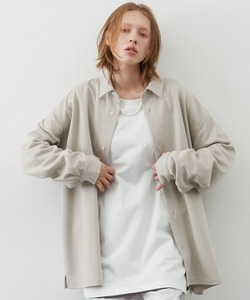 「AIVER」 長袖シャツ LARGE ライトグレー メンズ