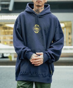 「Subciety」 プルオーバーパーカー MEDIUM ネイビー メンズ