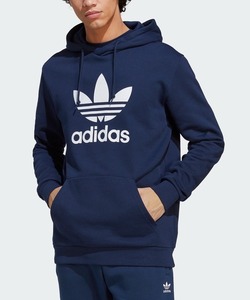 「adidas」 プルオーバーパーカー X-LARGE ネイビー メンズ