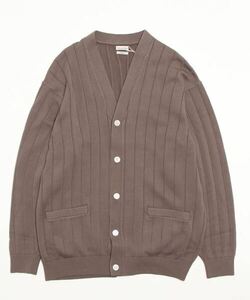 「Steven Alan」 ニットカーディガン L モカ メンズ