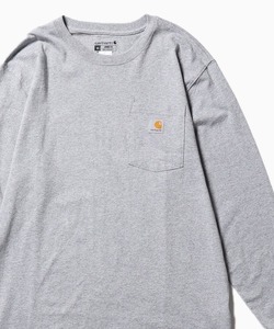 「Carhartt」 長袖Tシャツ L ヘザーグレー メンズ