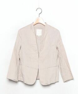 「B:MING by BEAMS」 ノーカラージャケット SMALL ベージュ レディース