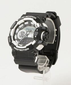 「G-SHOCK」 デジタル腕時計 FREE ブラック×ホワイト メンズ