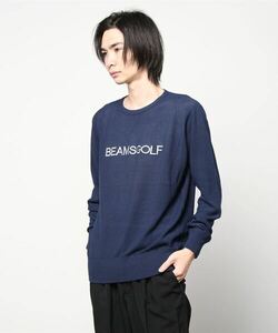 「BEAMS GOLF」 長袖Tシャツ LARGE ネイビー メンズ