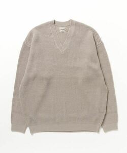 「Steven Alan」 Vネックニット S ベージュ メンズ