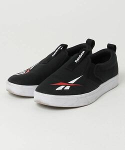 「Reebok」 スリッポン 23.5cm ネイビー レディース