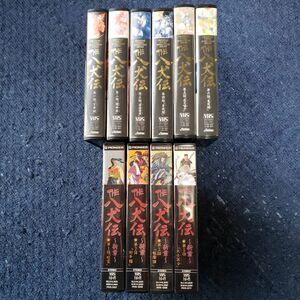 「THE　八犬伝」６本と「THE 八犬伝-新章-」４本　合計10本まとめ売り　ビデオ　VHS　昭和　滝沢馬琴　