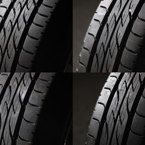 ★バリ山 155/65R14 日産・スズキ純正アルミ 2022年製 ブリヂストン NV100クリッパーリオモコピノルークスエブリィキャリーMRワゴンRアルトの画像6