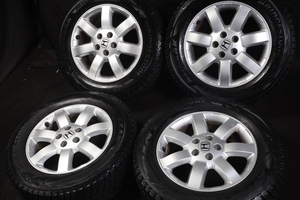 ★バリ山 225/65R17 ホンダ純正アルミ ブリヂストン BLIZZAK DM-V2 スタッドレス 4本セット CR-Vクロスロード等