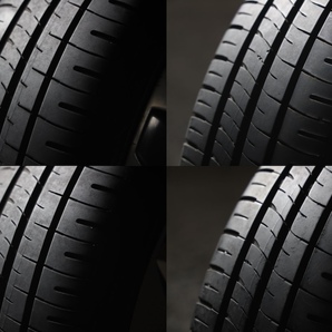 ★バリ山 165/60R15 スズキ純正アルミ 国産DUNLOP ENASAVE EC204 ラジアル 2022年製 4本セット KEIソリオハスラー等の画像7