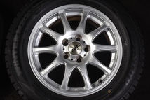 ★バリ山 195/65R15 国産DUNLOP スタッドレス PCD100 プリウスウィッシュWILLアリオンカルディナカローラスポーツツーリングプレミオ_画像5