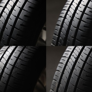 ★バリ山 155/65R13 スズキ純正アルミ 国産DUNLOP 2019年製 ラジアル MRワゴンRアルトラパンキャラセルボパレットキャリーエブリィの画像6