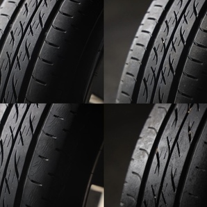 ★バリ山 155/65R14 スズキ純正アルミ ブリヂストン NEXTRY 4本セット MRワゴンRアルトラパンスペーシアスティングレーキャリーエブリィ等の画像6