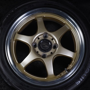 ★バリ山 165/55R14 MARQUIS ラジアル アルミ付4本セット ゼストライフムーヴミラモコルークスAZワゴンRネイキッドスピアーノプレオアルト の画像5