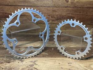 HR241 カンパニョーロ CAMPAGNOLO CX チェーンリング シルバー 46-36T 11s pcd110