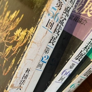 国風盆栽展／56.62.66.67.69/まとめ売り5冊セット／古本の画像9