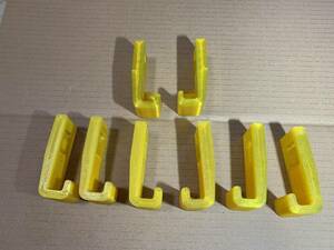  light truck carrier seat for hook set canopy for hook width 20mm. thickness 2mm gum band for weather resistant yellow color 