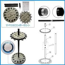 timiland ロッドホルダー 丸型デザイン360度回転釣竿 スタンド 釣15本の釣り竿を収納可能竿収納ラック 高度な釣竿展示台_画像3