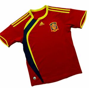 レア adidas アディダス サッカー ユーロ2009 スペイン代表 ユニフォーム