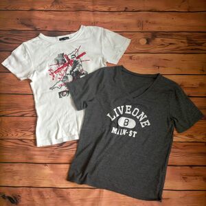 レディース・ 半袖Tシャツ2枚セットまとめ売り Lサイズ