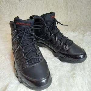 1円～【入手困難■27cm】NIKE ナイキ AIR JORDAN9 エアジョーダン9 RETRO ブレッド ユニバーシティ レッド ブラック 希少モデル 美品 2017